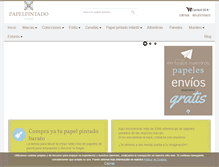 Tablet Screenshot of papelpintadohome.com